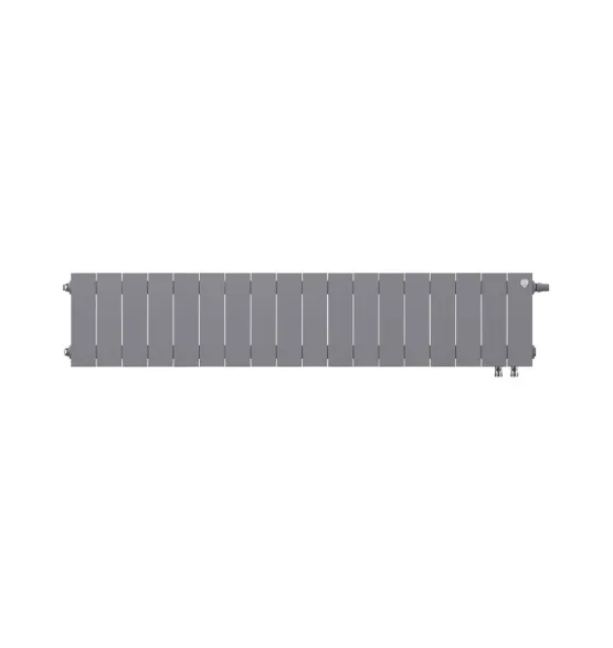 Биметаллический радиатор Royal Thermo PianoForte 200 Silver Satin VDR, 12 секций