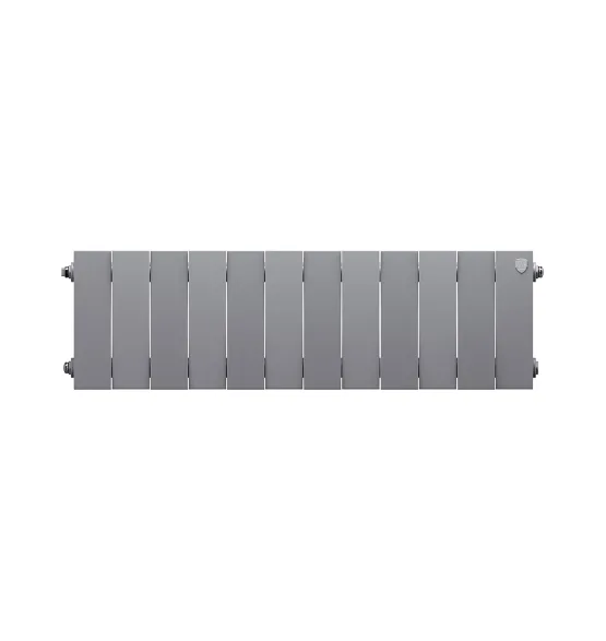 Биметаллический радиатор Royal Thermo PianoForte 200 Silver Satin VDR, 14 секций
