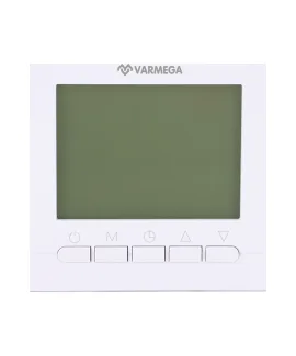 Комнатный электронный термостат, проводной, программируемый, белый Varmega 230 В min