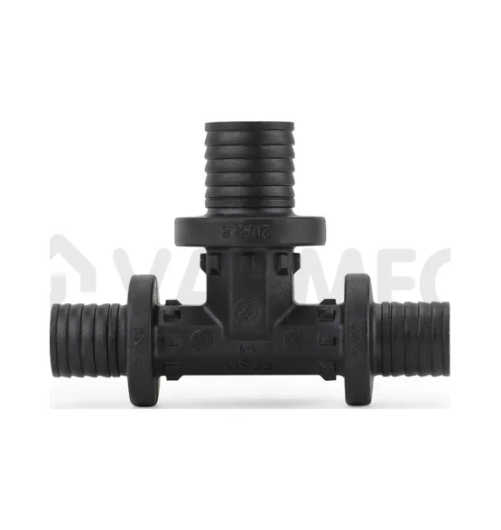 Тройник латунный Varmega Slide-fit, переходной 25-20-25