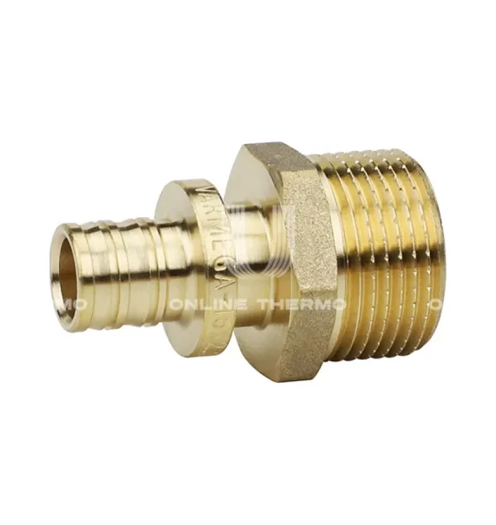 Муфта латунная Varmega Slide-fit с наружной резьбой 25×¾