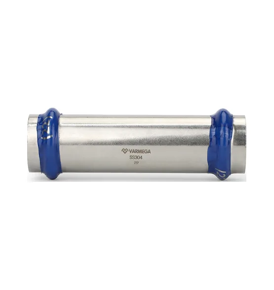 Муфта двухраструбная Varmega Inox Press надвижная 28x28