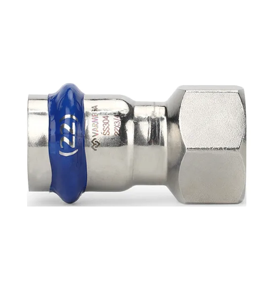 Муфта раструбная Varmega Inox Press с внутренней резьбой 18x1/2
