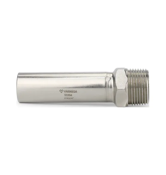 Муфта-вставка Varmega Inox Press с наружной резьбой 22ax1