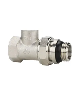 Varmega Запорный радиаторный клапан, серия VM103, прямой, с самоуплотняющимся полусгоном 3/4