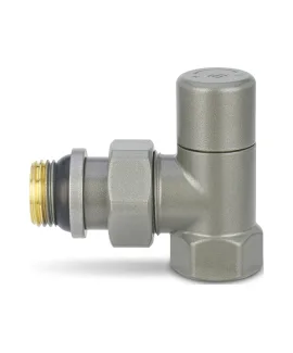 Varmega Ручной радиаторный клапан, серия VMDV01, угловой, серый 1/2