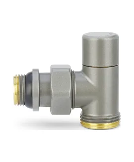 Varmega Запорный радиаторный клапан, серия VMDV03, угловой, серый 1/2