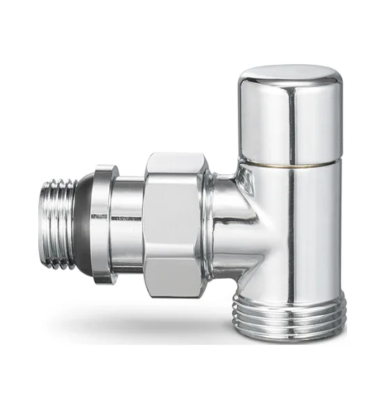 Varmega Запорный радиаторный клапан, серия VMDV03, угловой, хром 1/2