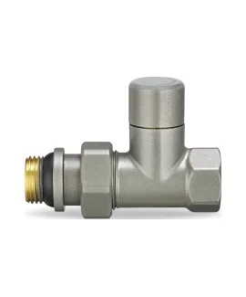 Varmega Запорный радиаторный клапан, серия VMDV04, прямой, серый 1/2