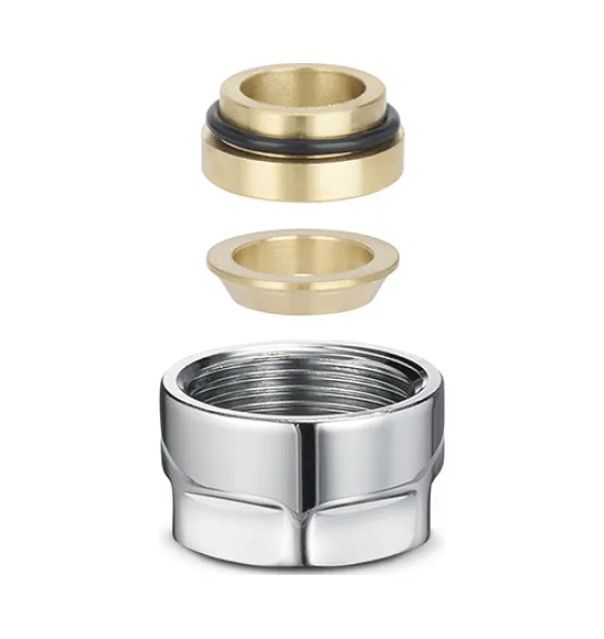 Varmega Резьбозажимное соединение, хром D15 х 3/4