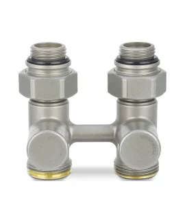 Varmega Узел нижнего подключения, серия VMDV21, прямой, серый 1/2