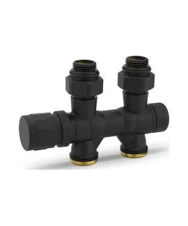 Varmega Узел нижнего подключения, серия VMDV25, универсальный, черный 1/2