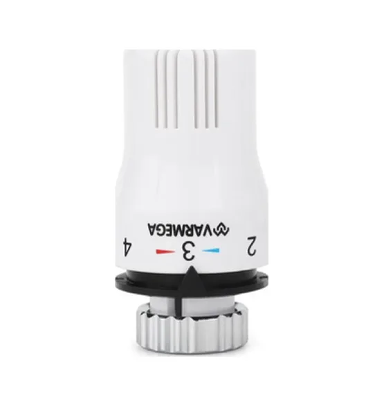 Varmega Термостатическая головка, серия VM115, жидкостная, белая под клик DA