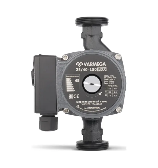 Циркуляционный насос Varmega VMCP02 PRO 25/40-180
