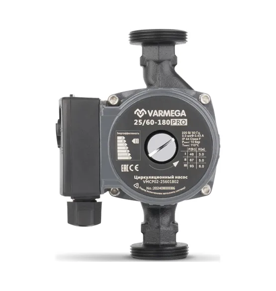 Циркуляционный насос Varmega VMCP02 PRO 25/60-180