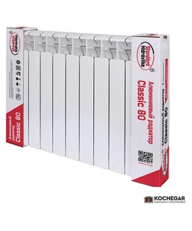 Алюминиевый радиатор Standard Hidravlika Classic 100, 6 секций